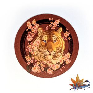 Spring tiger coaster