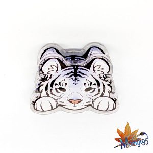 White tiger paper clip